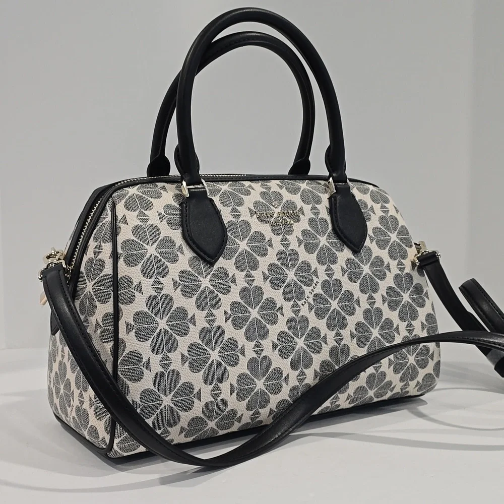 NWT ⭐ KATE SPADE #1831 Signature Spade Flower Large Dolly Duffle Crossbody ✨ NWT